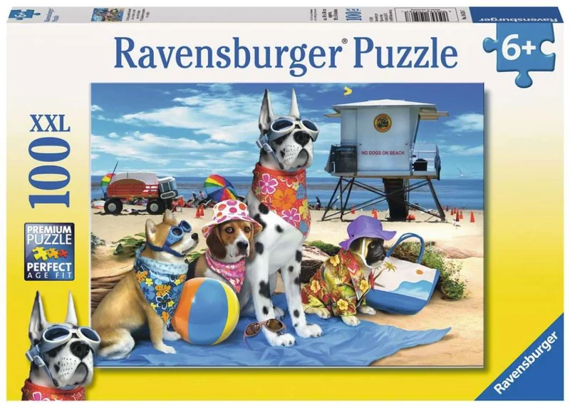 Ravensburger No Dogs On The Beach 100 Piece