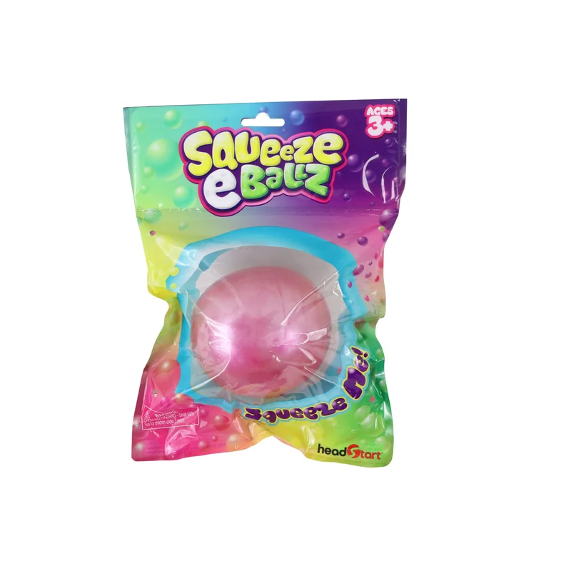 Squeeze-E-Ballz Slime Filled Ball - Pink