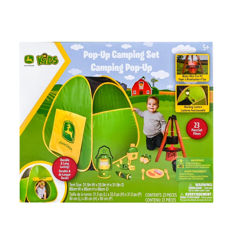 John Deere Pop-up Camping Set