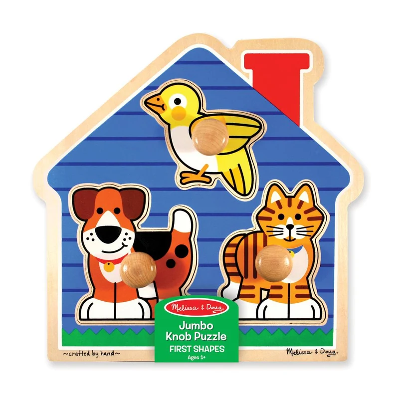 Melissa & Doug House Pets Knob Puzzle
