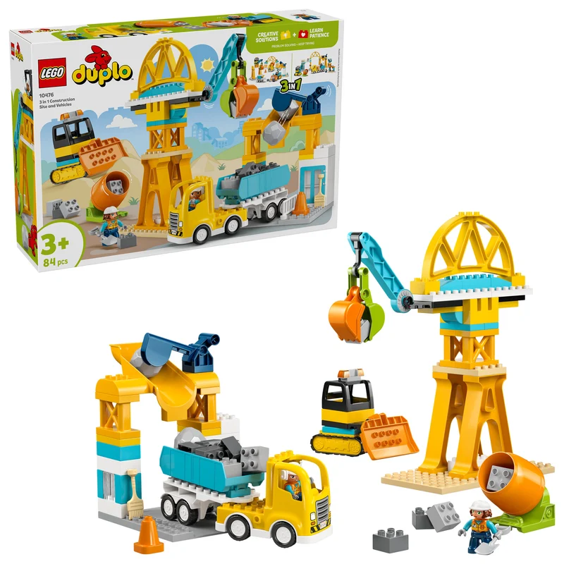 LEGO DUPLO 3 In 1 Construction Site And Vehicles