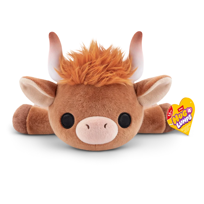 ZURU Hug A Lumps Medium Weighted Plush Series 2 - Holly The Highland Cow