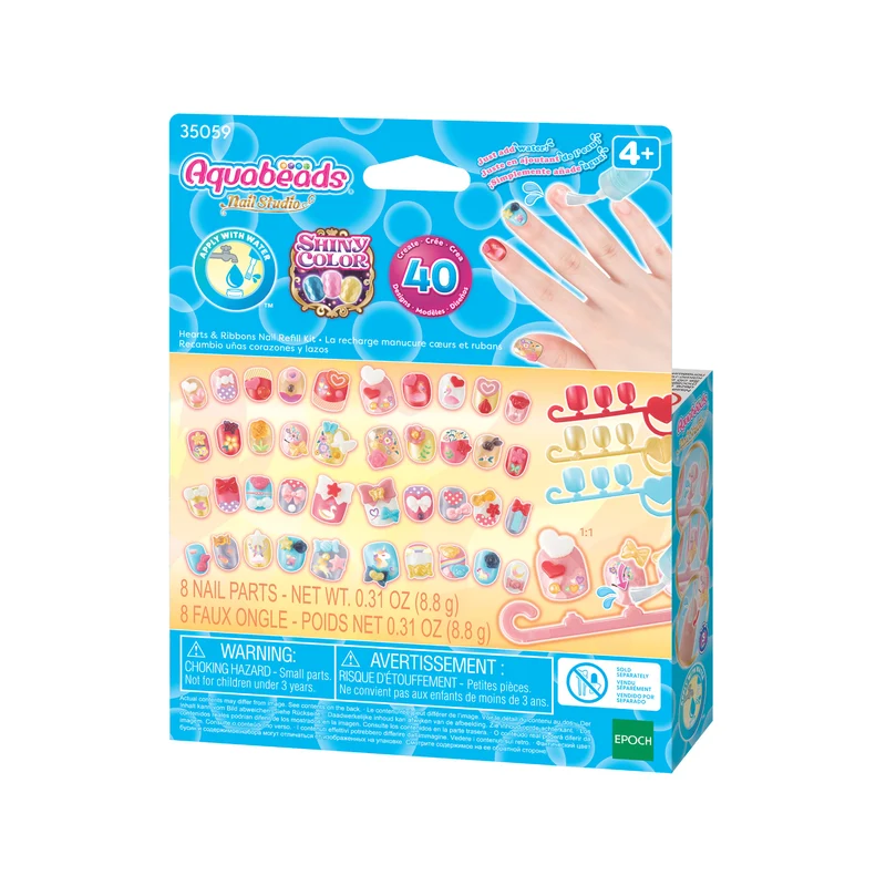 Aquabeads Nail Refill Kit - Hearts
