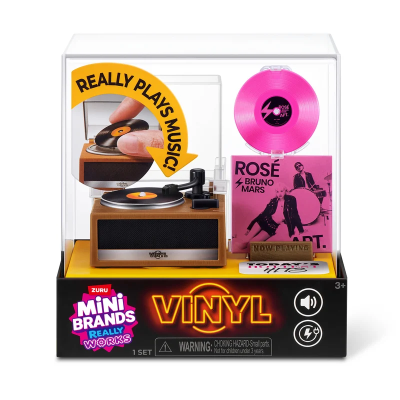 ZURU Mini Brands Really Works Vinyl Series 1 Player Playset