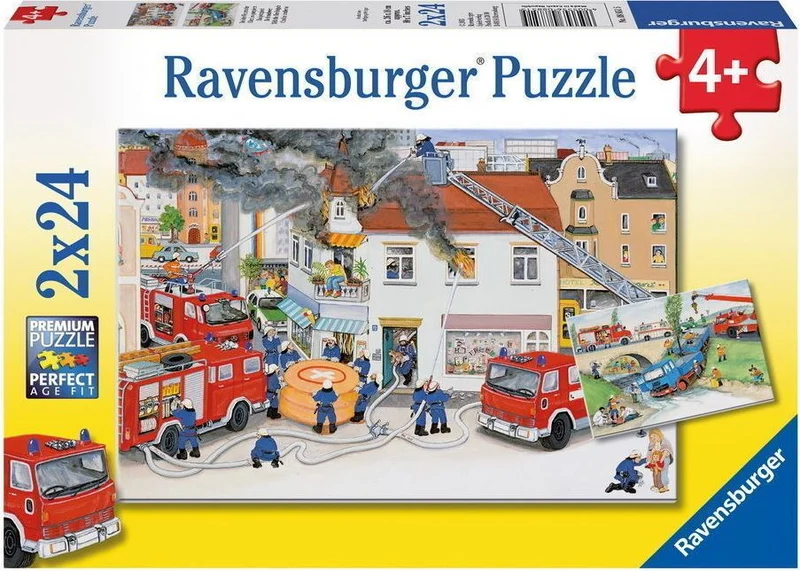 Ravensburger Busy Fire Brigade 2x24 Piece