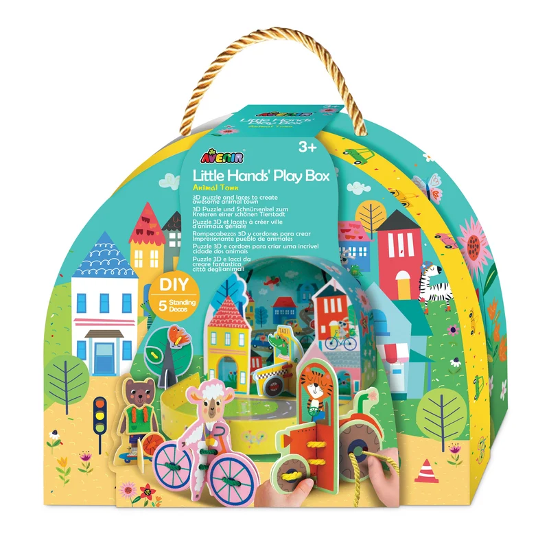 Avenir Little Hands Play Box - Animal Town