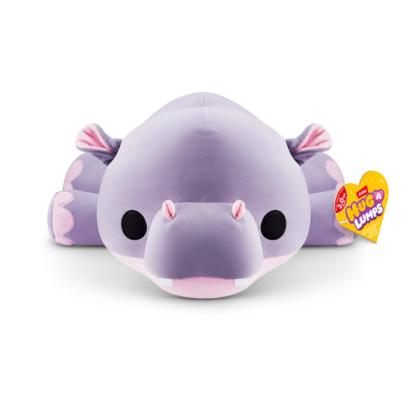 ZURU Hug A Lumps Large Weighted Plush Series 2 - Harley The Hippo