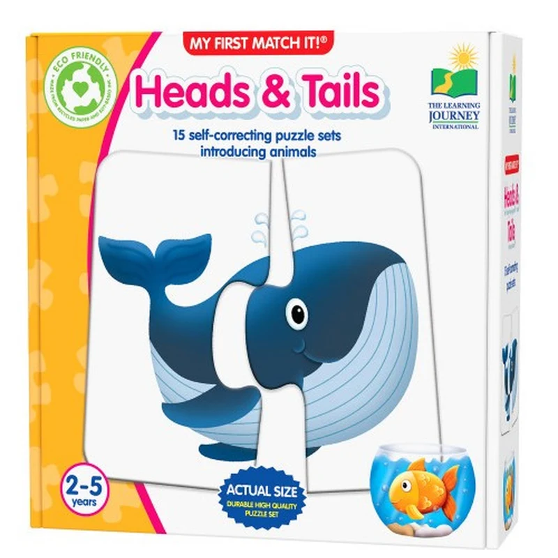 The Learning Journey My First Match It! Heads & Tails Puzzle