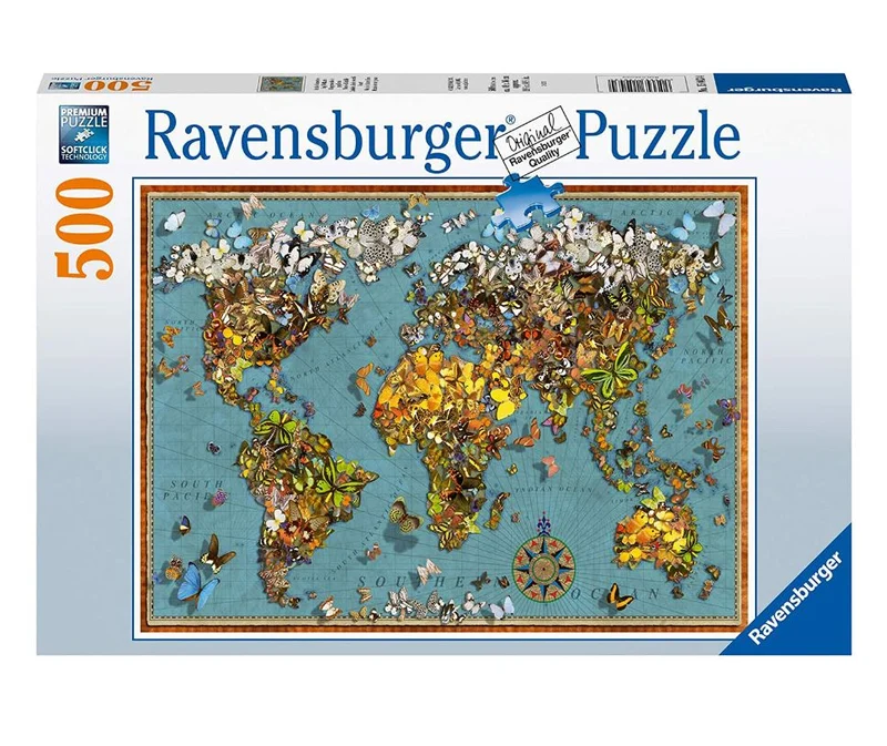 Ravensburger World Of Butterflies 500 Piece