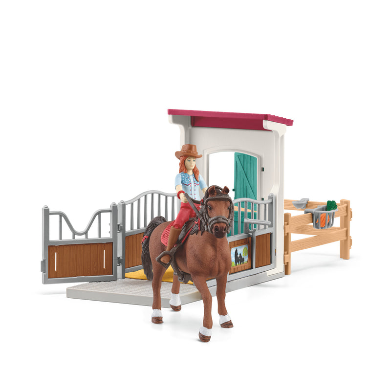 Schleich Horsebox with Hannah & Cayenne