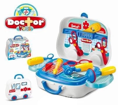 14 Piece Doctor Set Wheely Carry Case