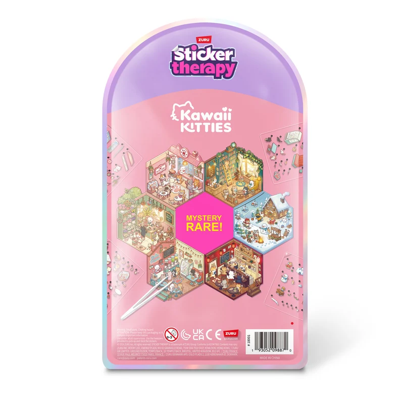 ZURU Sticker Therapy: Kawaii Kitties Assorted Styles