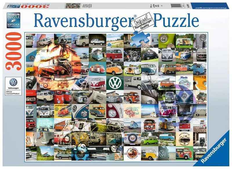 Ravensburger 99 VW Bulli Moments 3000 Piece