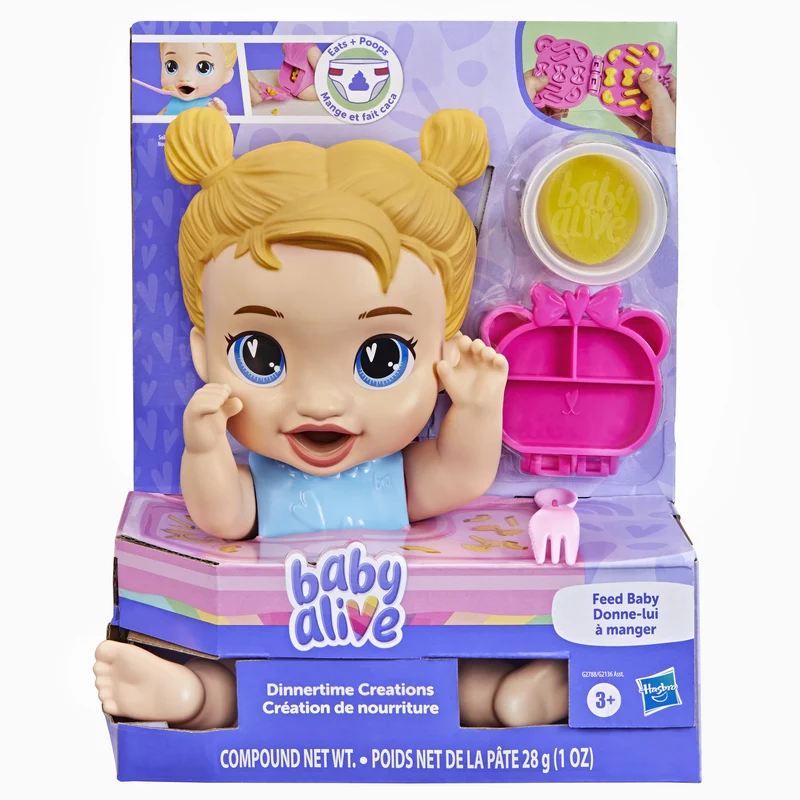 Baby Alive Dinnertime Creations Blonde Hair Harper