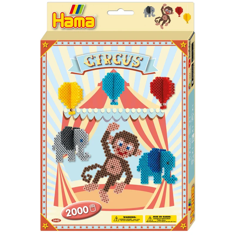 Hama 2000 Beads Small Boxed Gift Set - Circus