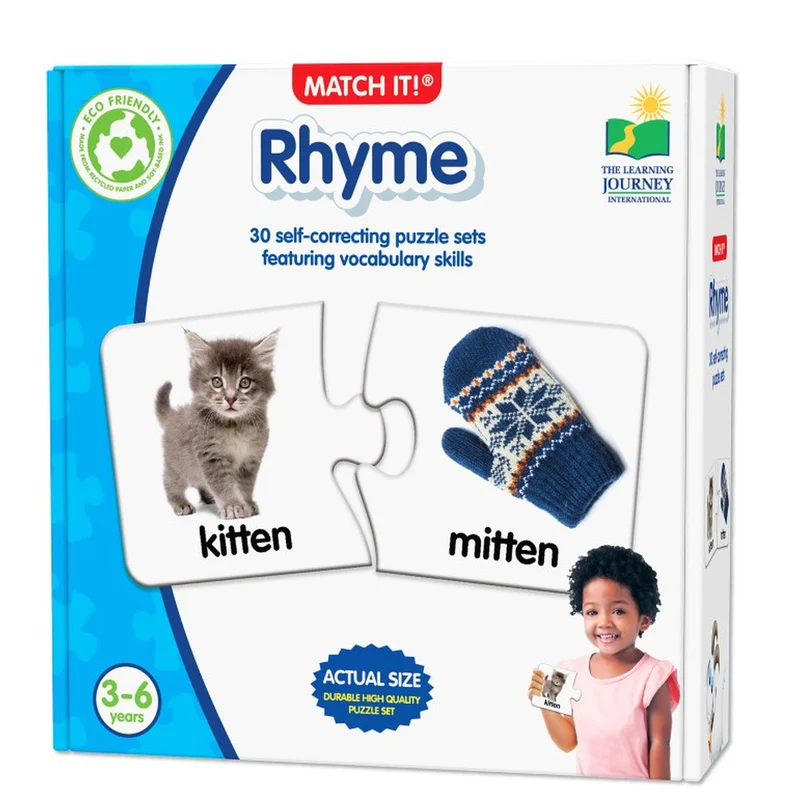 The Learning Journey Match It! Rhyme Puzzle