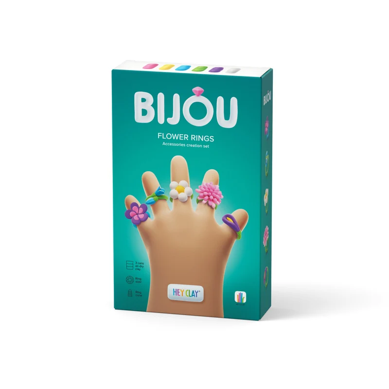 Hey Clay Set - Bijou Flower Rings