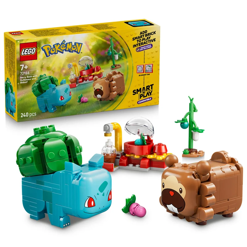 LEGO 72155 Pokémon SMART Play: Berry Bash with Bulbasaur and Bidoof