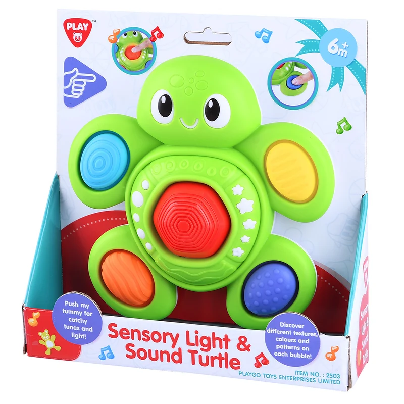 Playgo Toys Sensory Light & Sound Turtle