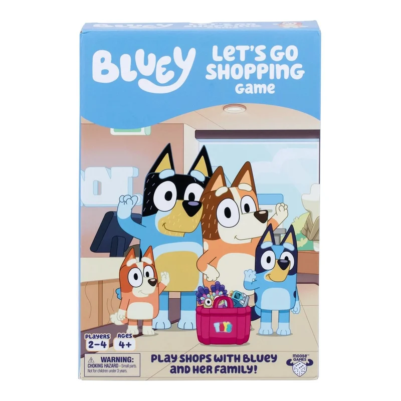 Bluey Let's Go Shopping Game