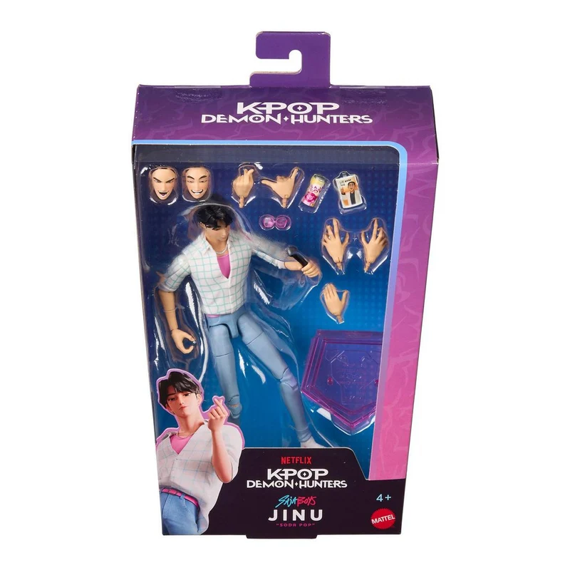 KPop Demon Hunters Saja Boys Soda Pop 6 Inch Action Figure - Jinu