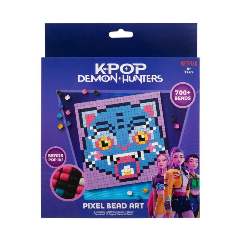 KPop Demon Hunters Pixel Bead Art