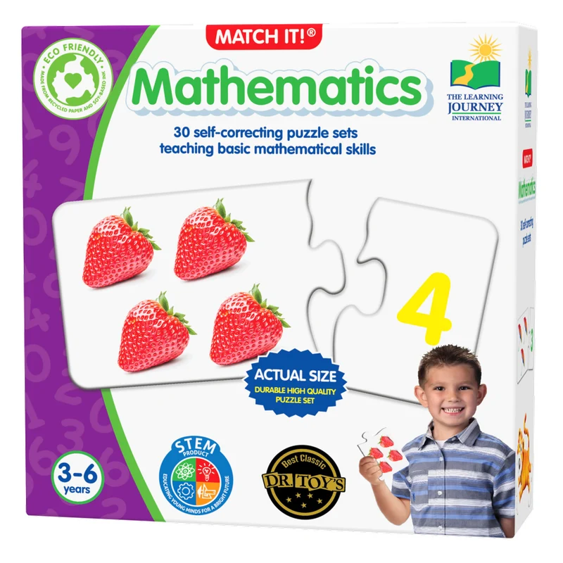 The Learning Journey Match It! Mathematics Puzzle