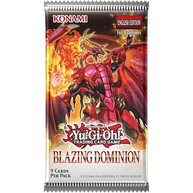 YU-GI-OH Blazing Dominion TCG Booster Pack