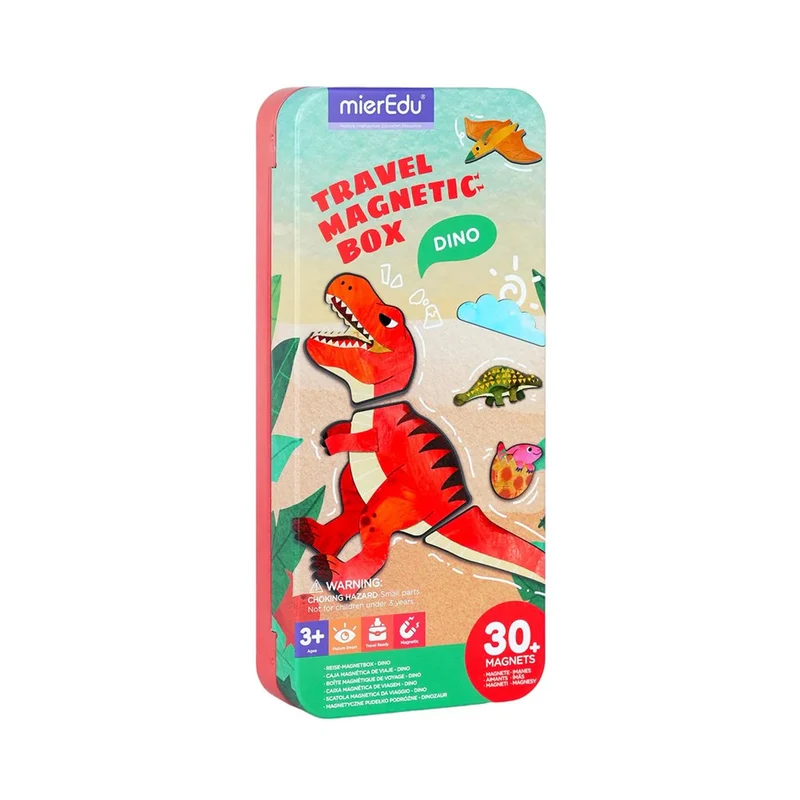 mierEdu Travel Magnetic Box - Dinosaur Land
