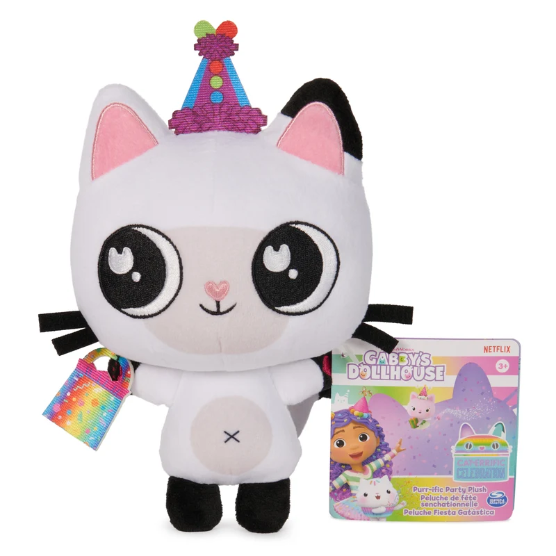 Gabby's Dollhouse Purr-ific Party 8 Inch Plush Pandy