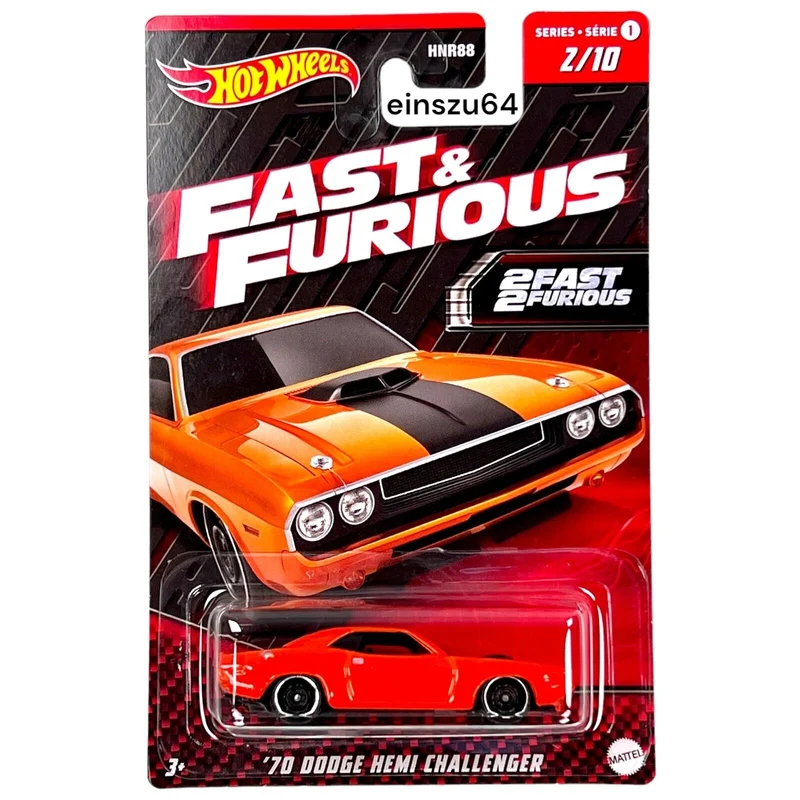 Hot Wheels Fast & Furious Themed Vehicle 2/10 '70 Dodge Hemi Challenger