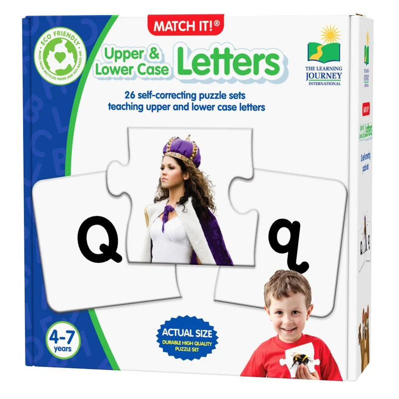 The Learning Journey Match It! Upper & Lower Case Letters Puzzle