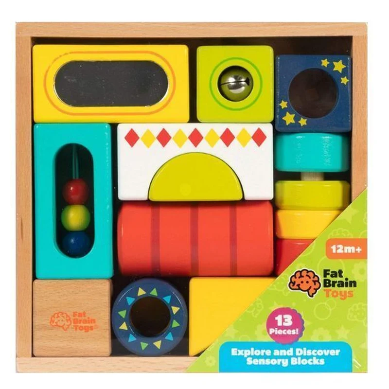 Fat Brain Toys Explore & Discover Sensory Blocks