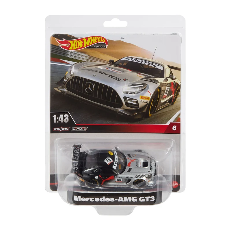 Hot Wheels Premium 1:43 Car Culture 6 Mercedes Amg GT3