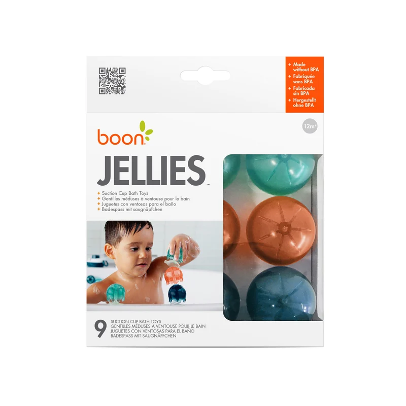 Boon Jellies Suction Cup Bath Toys - Navy