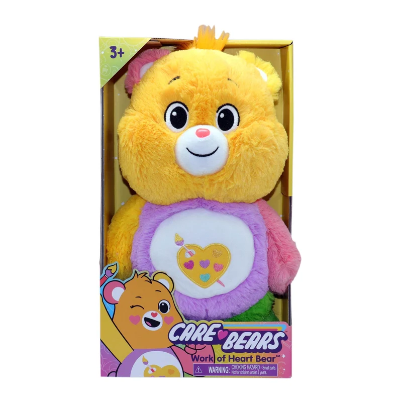 Care Bears Unlock The Magic Medium Plush - Work of the Heart Bear