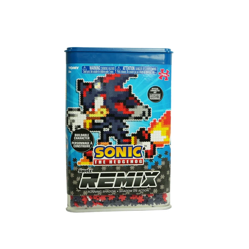 Jixelz Remix Sonic The Hedgehog 750 Piece Puzzle - Shadow