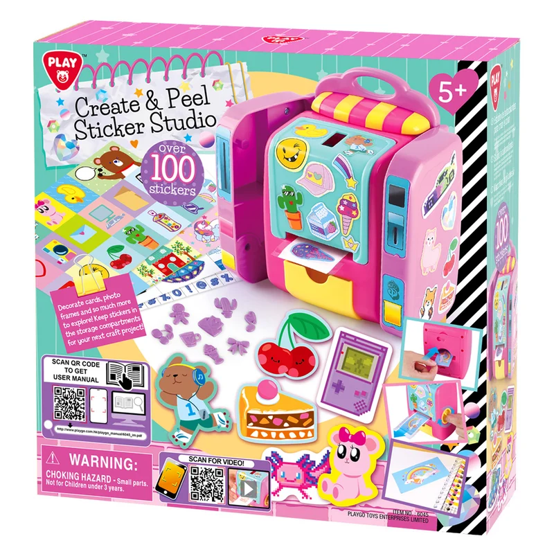 Playgo Toys Create & Peel Sticker Studio