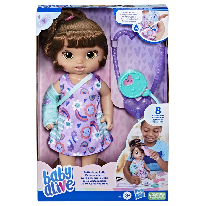 Baby Alive Better Now Bella Doll - Brown Hair
