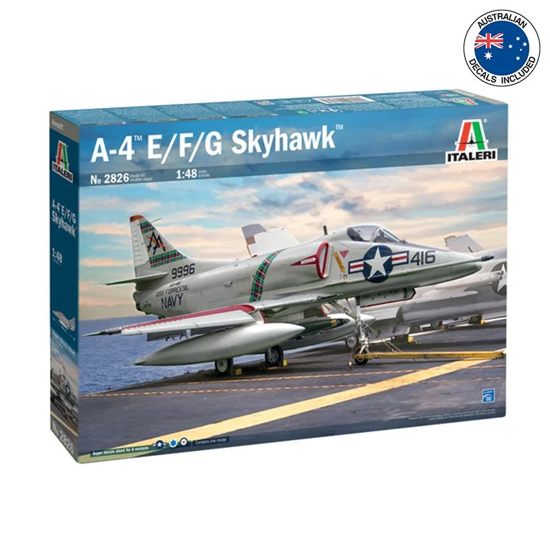 Italeri A-4 E/F/G Skyhawk 1:48 With Australian Decals Model Kit