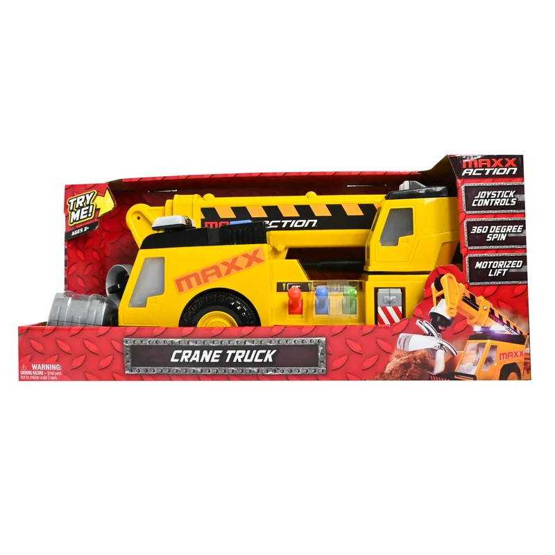 Maxx Action Lights & Sounds Mega Crane Truck