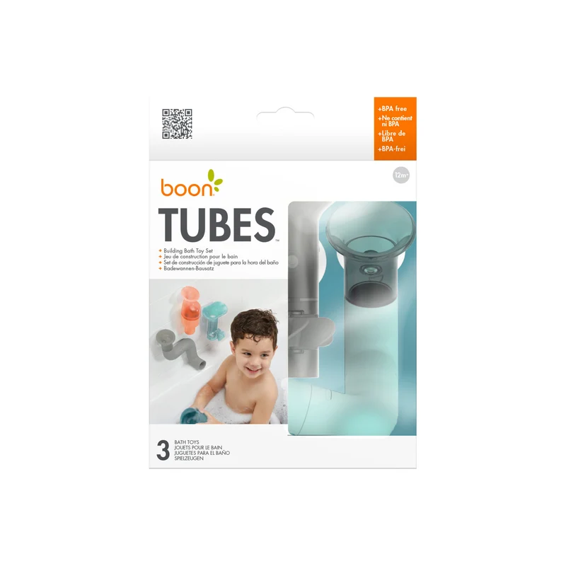Boon Tubes Building Bath Toy Set 3 Pack - Pastels