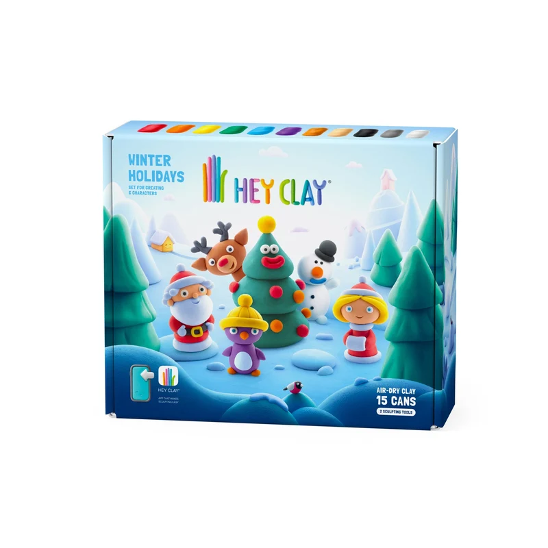 Hey Clay Winter Holidays Set 15 Cans