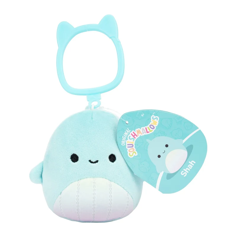 Squishmallows 3.5 Inch Clip On Plush Series 29 - Shah Teal Whale