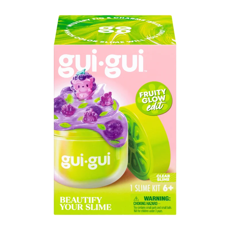 Gui Gui Fruity Glow Clear Slime Assorted Styles