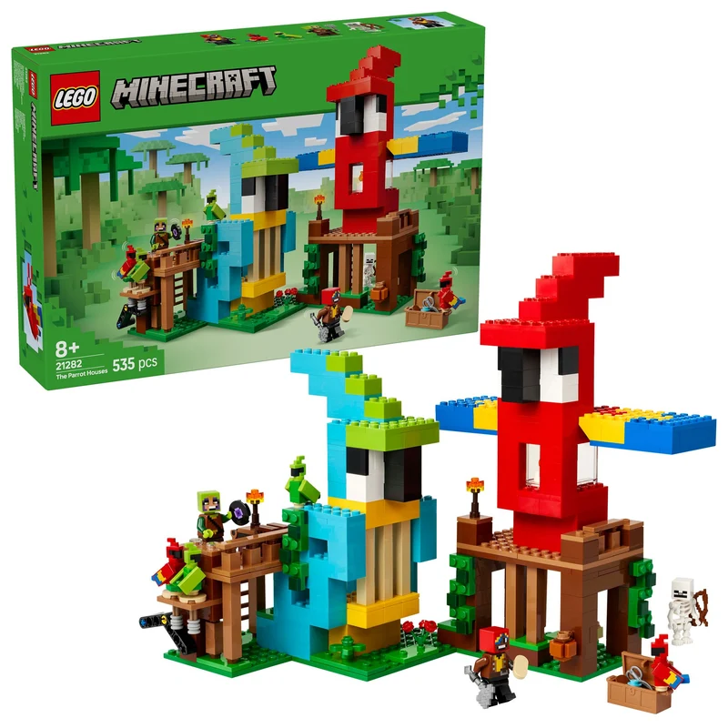 LEGO 21282 Minecraft The Parrot Houses