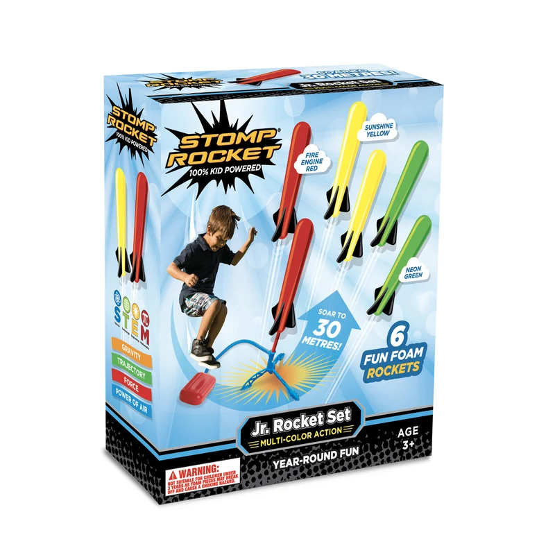 Stomp Rocket 6 Pack Junior Rocket Set