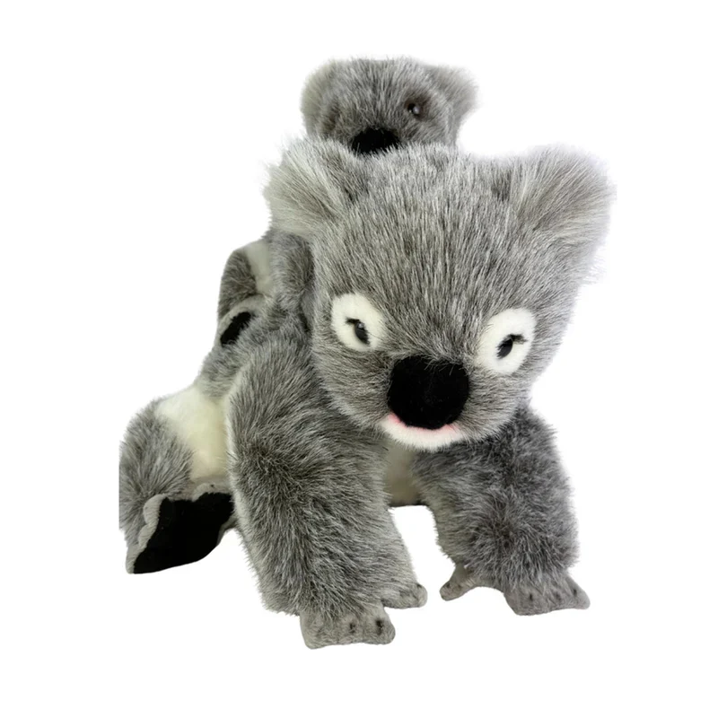 Bocchetta Plush Toys - Koala With Baby On Back 23cm Kelly & Kiri