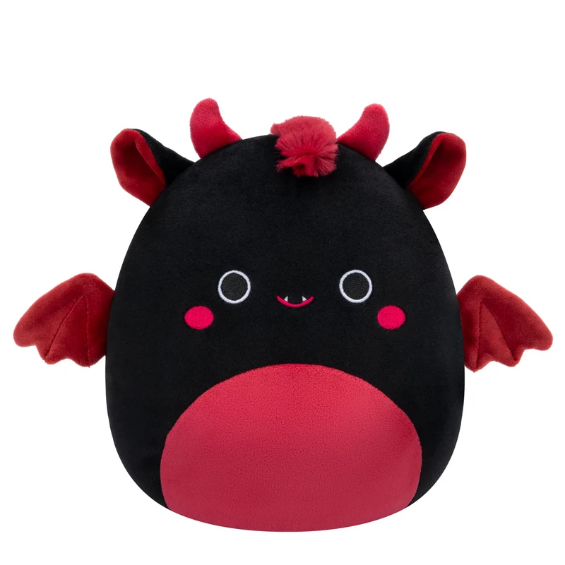 Squishmallows 7.5 Inch Plush S20 Rebecca Black & Maroon Jersey Devil
