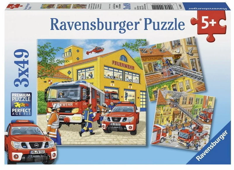 Ravensburger Fire Brigade Run 3x49 Piece